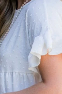 006 New Tops Sweet Summer Love Top - White