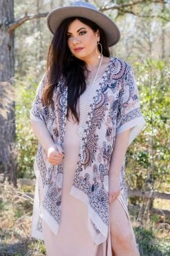 003 New Cardigans & Vests Trending Tranquility Kimono