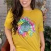 Mark Tee New Graphic Tees Tie-Dye Sunflower Graphic Tee