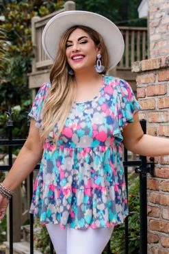 006 Spot On Babydoll Top