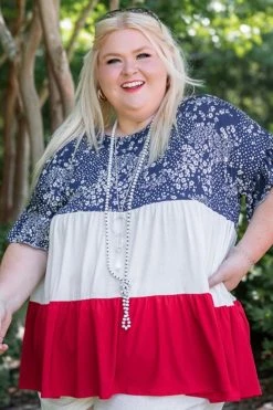 006 Americana Floral Top New Tops 10 006 Americana Floral Top New Tops