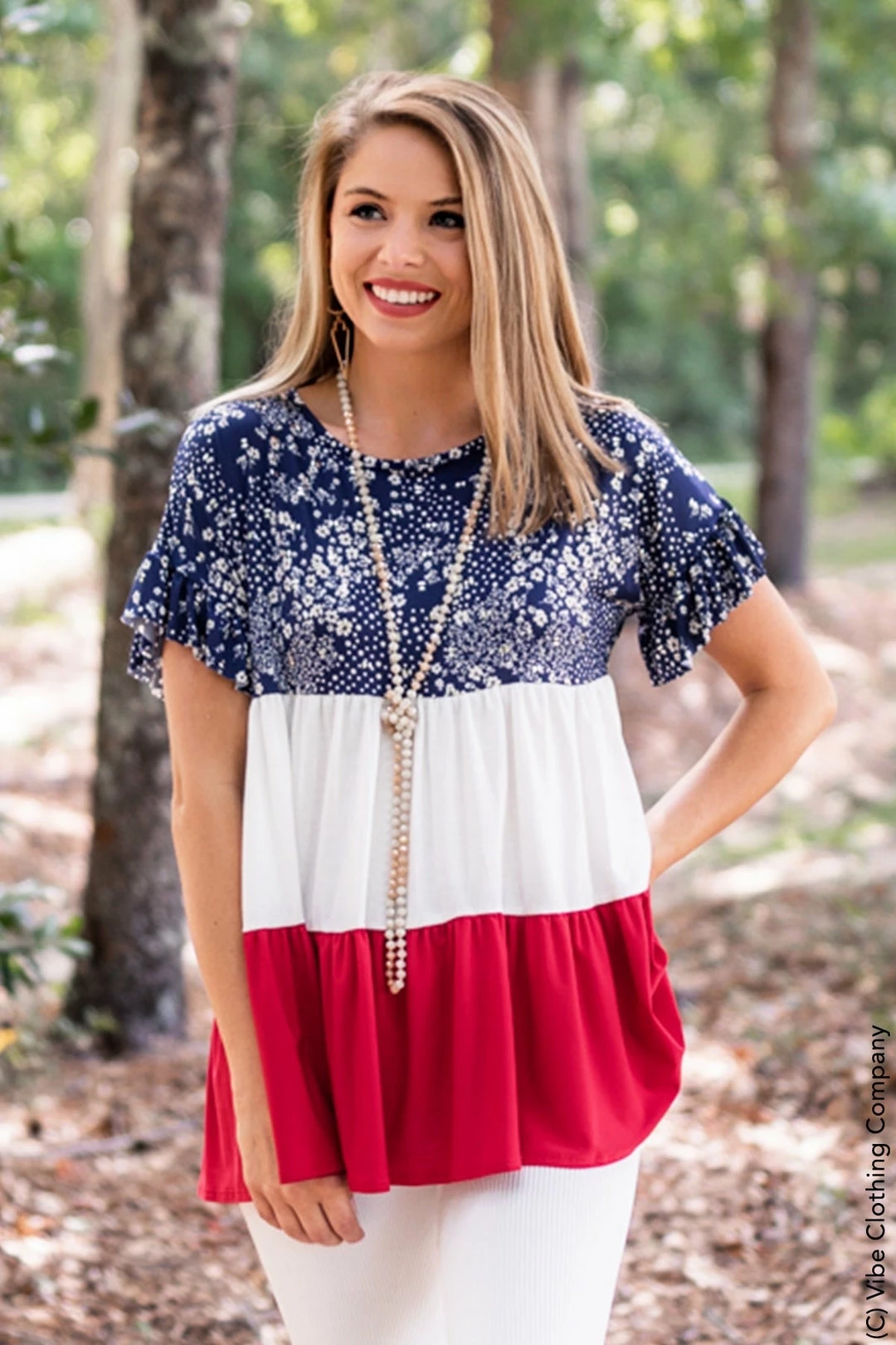 006 Americana Floral Top New Tops 4 006 Americana Floral Top New Tops