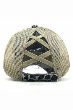 029 Natural Animal Print Cap