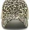 029 Natural Animal Print Cap