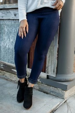 Vibe Clothing Company New Bottoms Charleston Skinnies - Navy