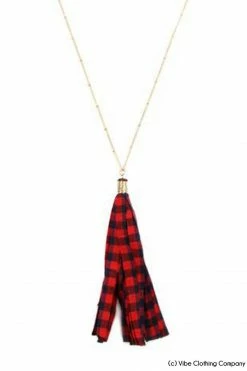 ViVi Liam Jewelry Buffalo Plaid Necklace New Jewelry 12 ViVi Liam Jewelry Buffalo Plaid Necklace New Jewelry