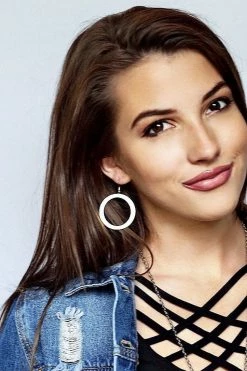 Vivi Silver Circles Earrings