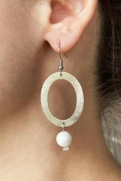 ViVi Liam Jewelry New Jewelry Silver Pearl Earrings